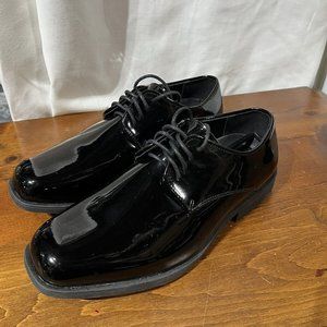 Vangelo Men’s Black Patent Tuxedo Shows - Size 8M - New with Box